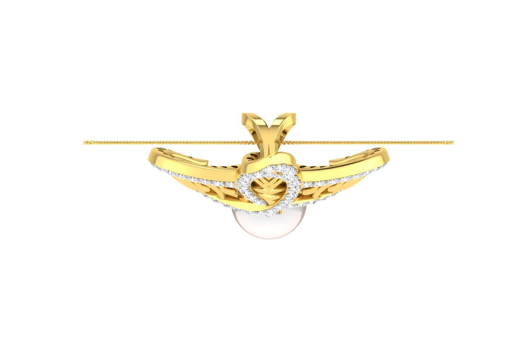 Pendant Earring Set 3dm STL OBJ FBX Render Details 3D print model_16