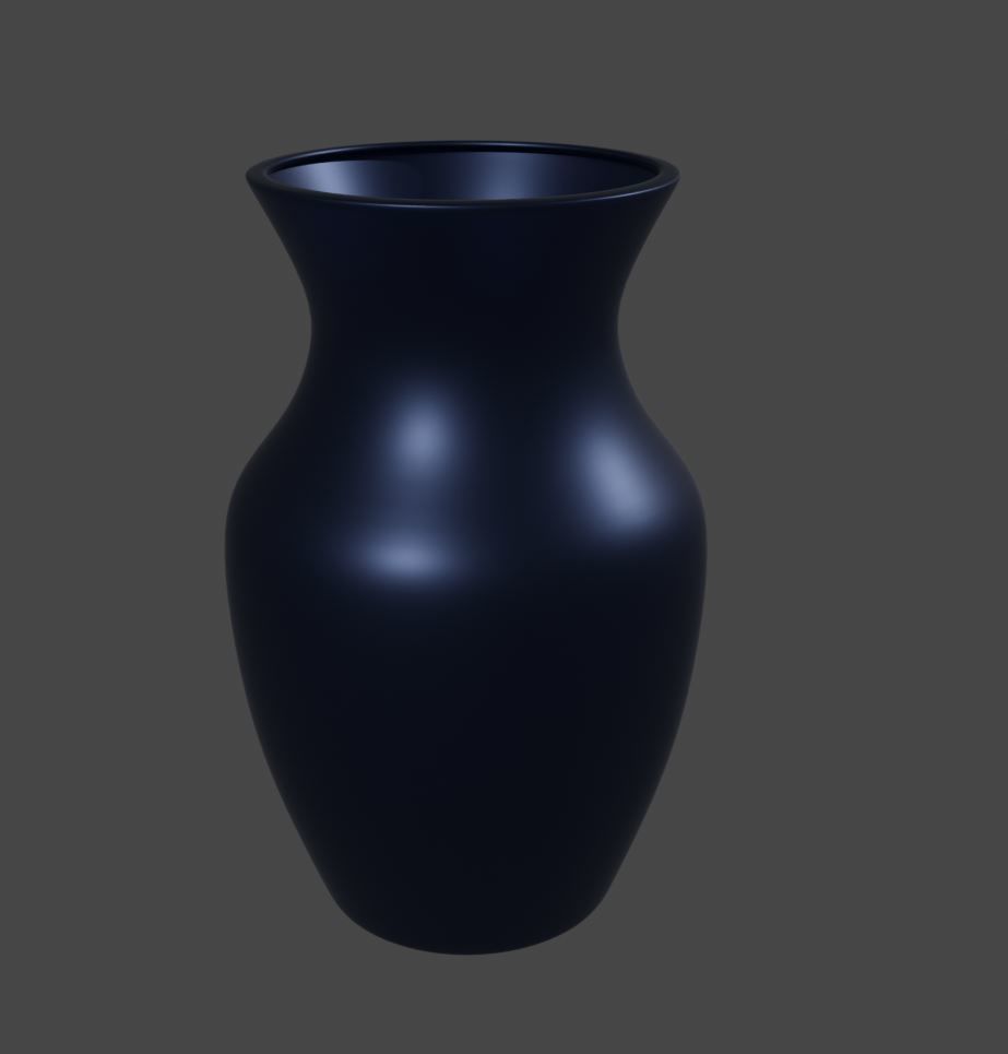 Curved Vase 3D model_1