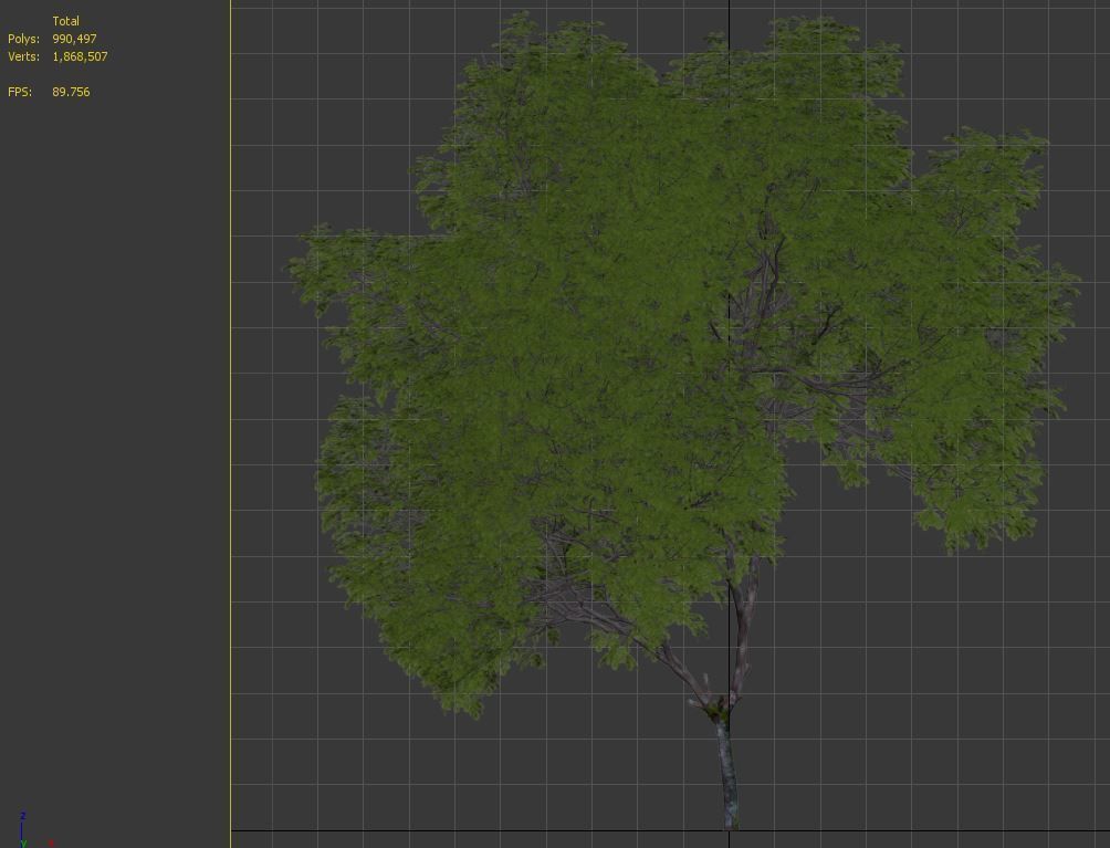 Fraxinus pennsylvanica 04 3D model_6