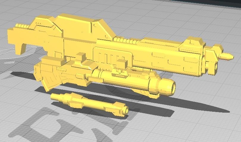 SAZABI KA GRAY GHOST RIFLE 3D print model_5