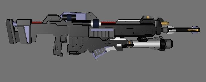 SAZABI KA GRAY GHOST RIFLE 3D print model_4