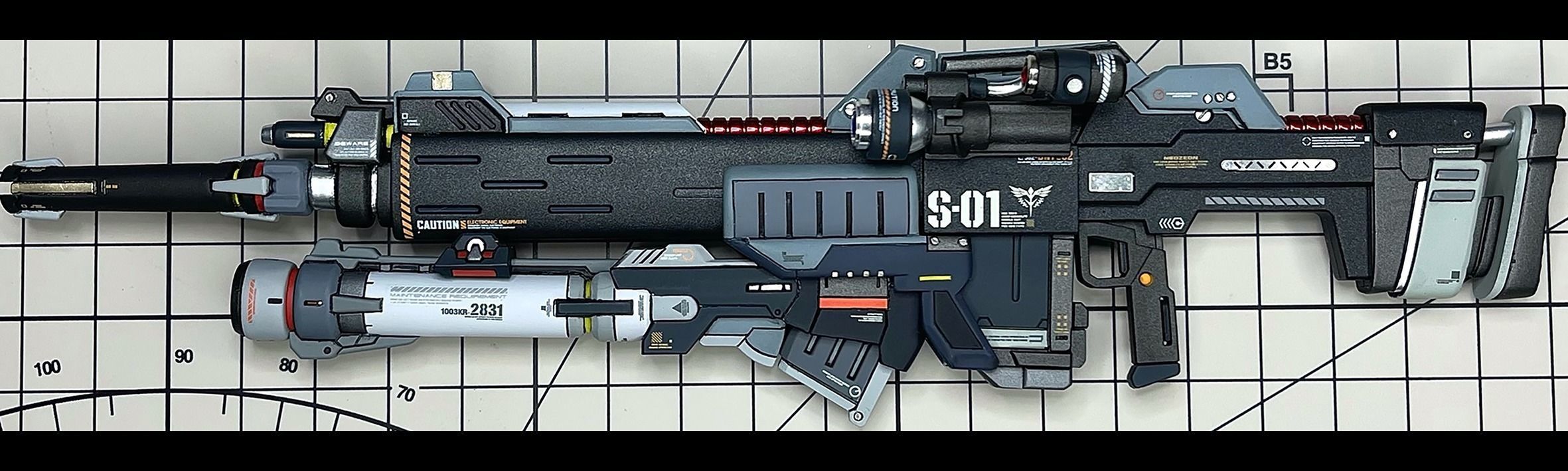 SAZABI KA GRAY GHOST RIFLE 3D print model_7