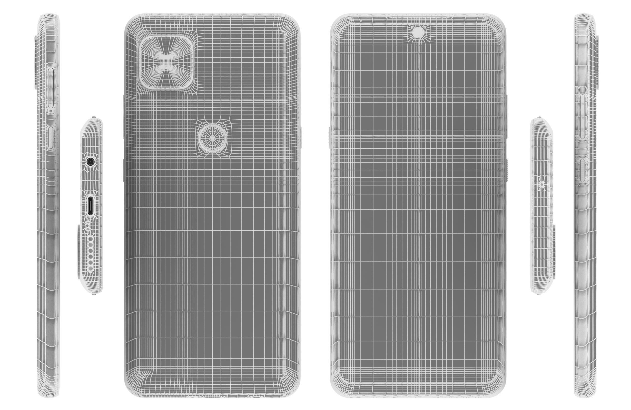 Motorola Moto G 5G Frosted Silver 3D model_17