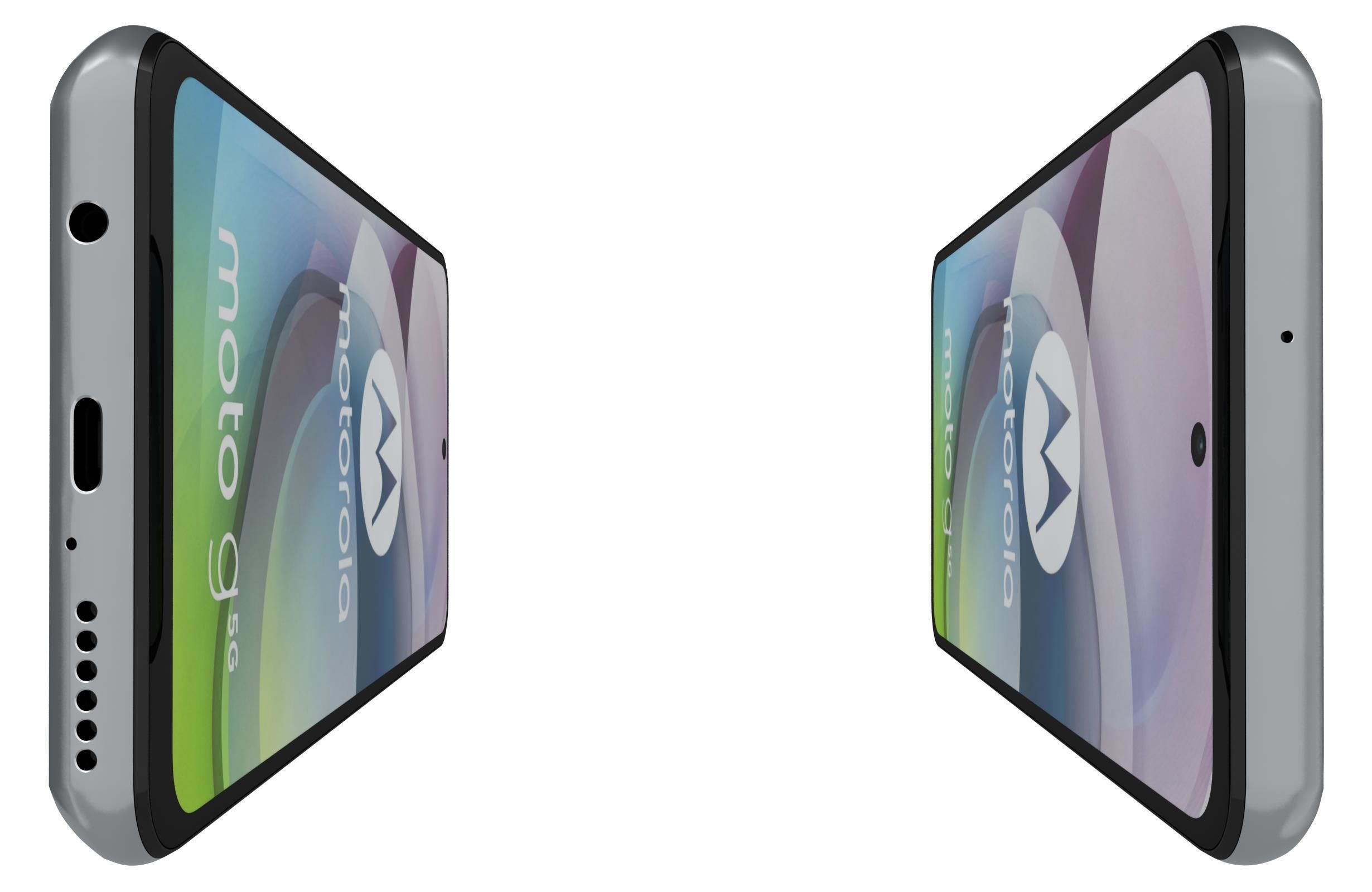 Motorola Moto G 5G Frosted Silver 3D model_7