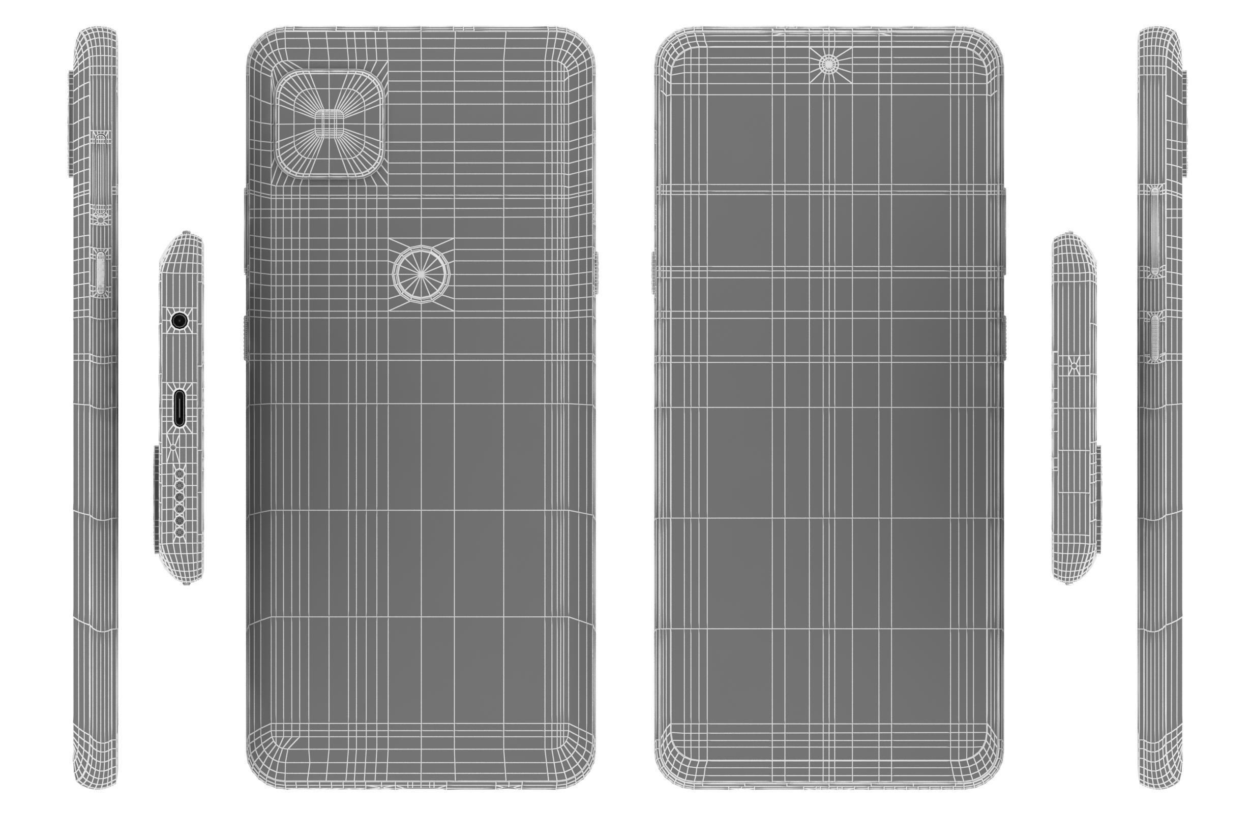 Motorola Moto G 5G Frosted Silver 3D model_16