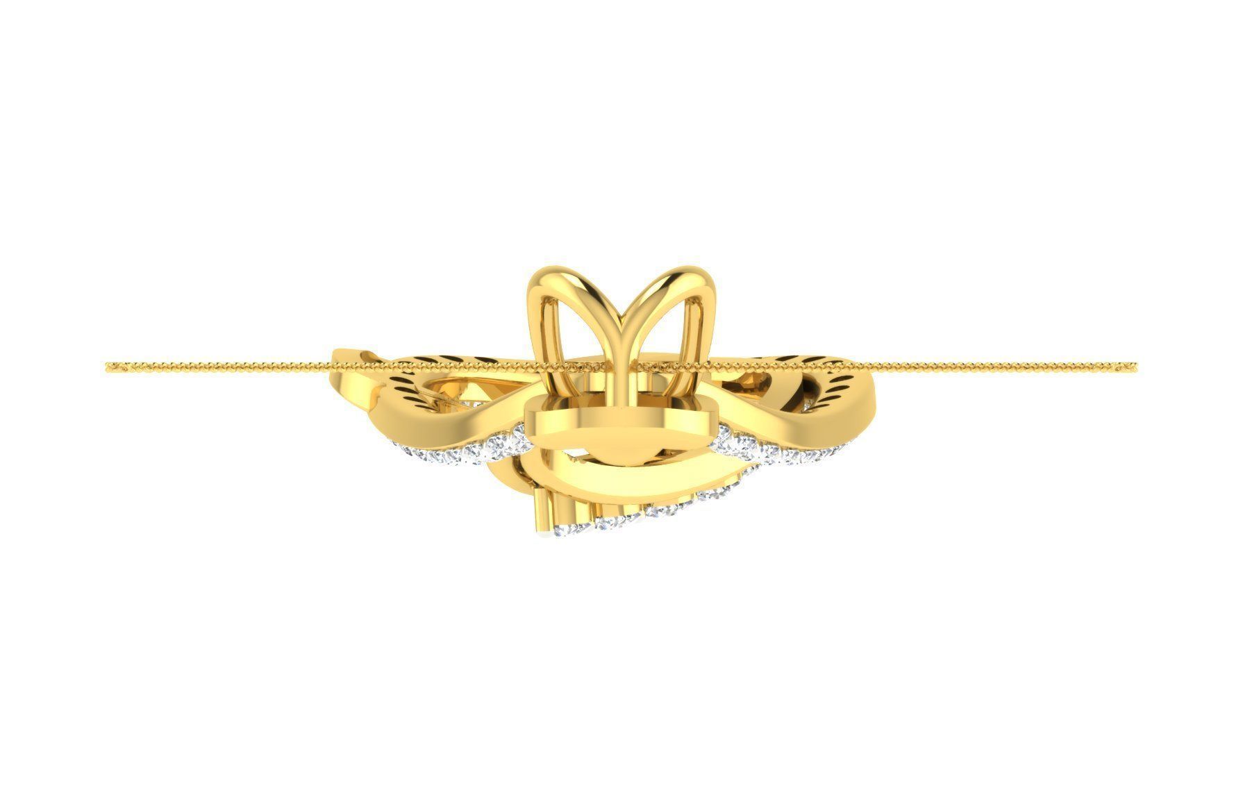 Pendant Earring Set 3dm STL OBJ FBX Render Details 3D print model_16