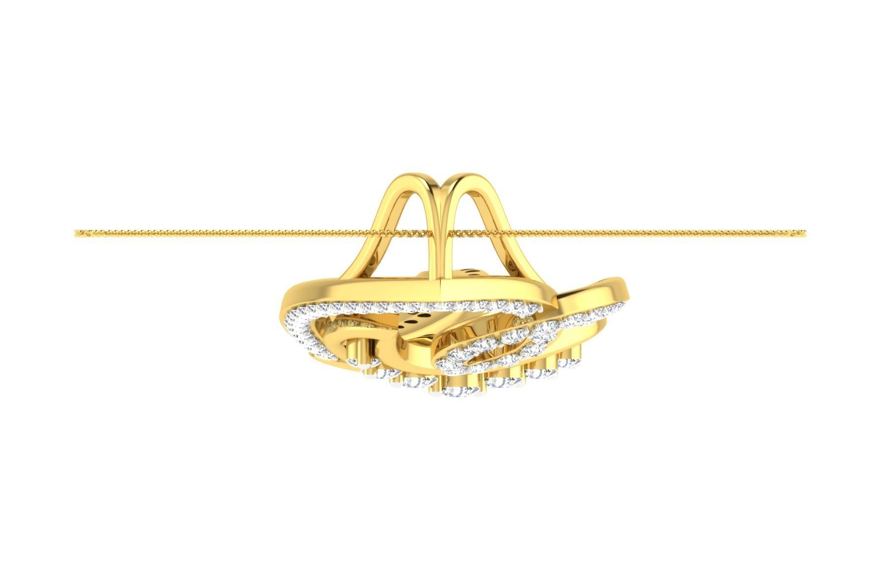 Pendant Earring Set 3dm STL OBJ FBX Render Details 3D print model_14