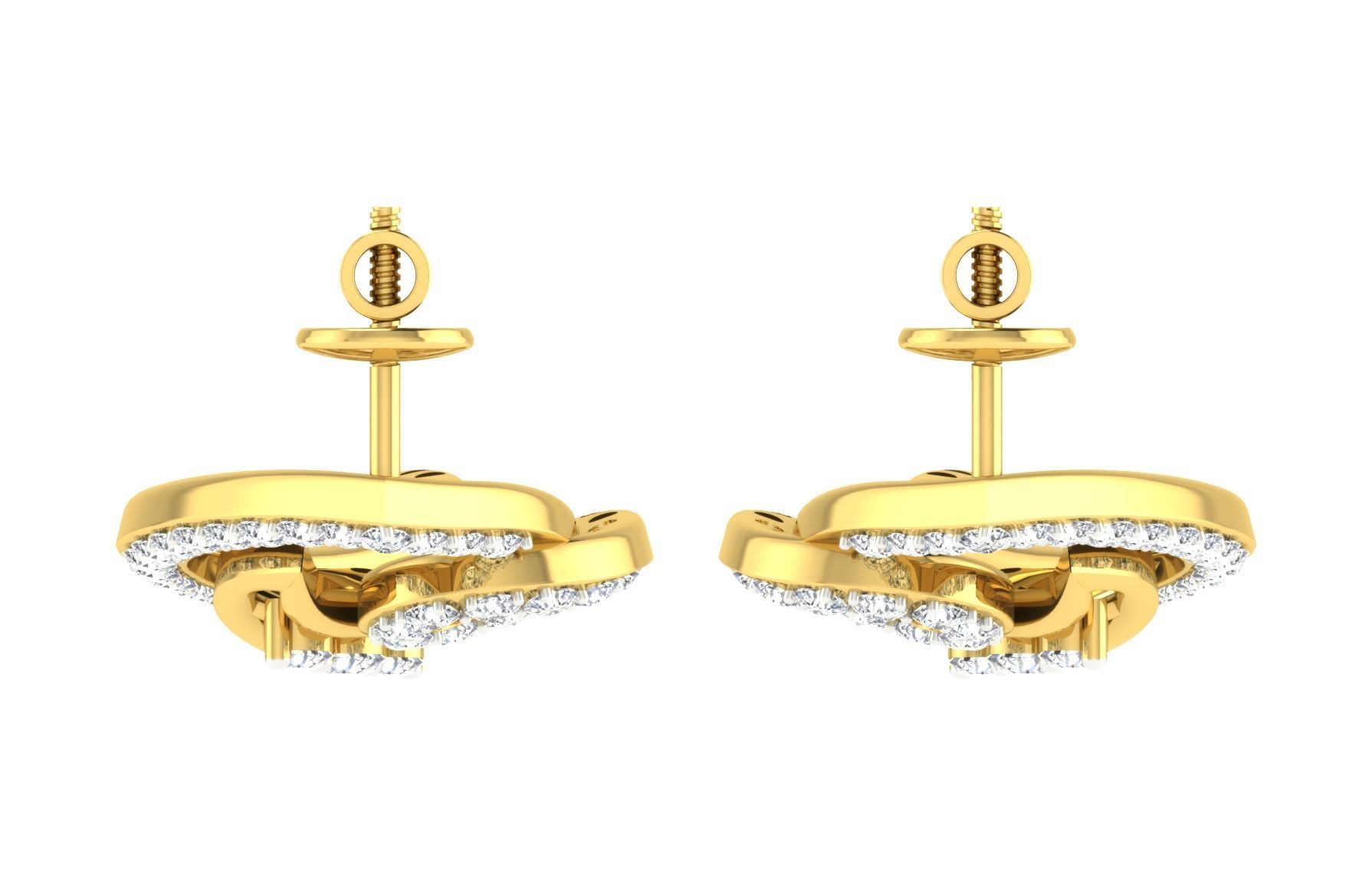 Pendant Earring Set 3dm STL OBJ FBX Render Details 3D print model_9