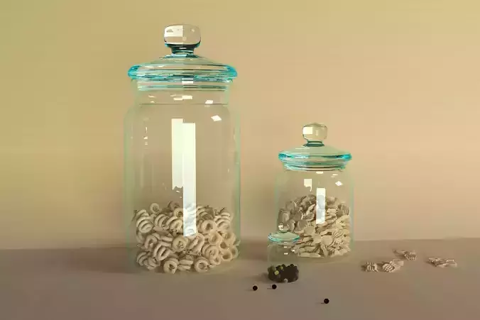 kitchen jar 3D model