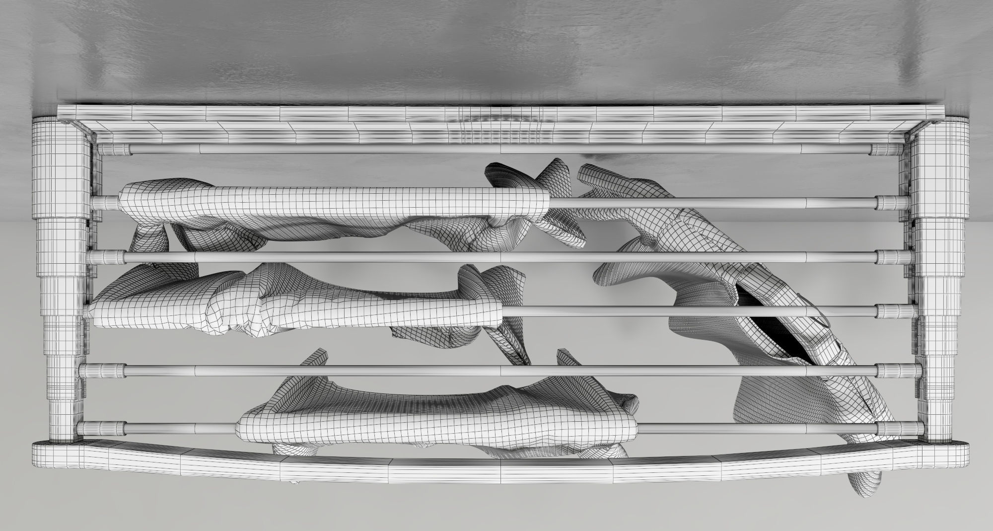 Wardrobe Dryer 3D model_9