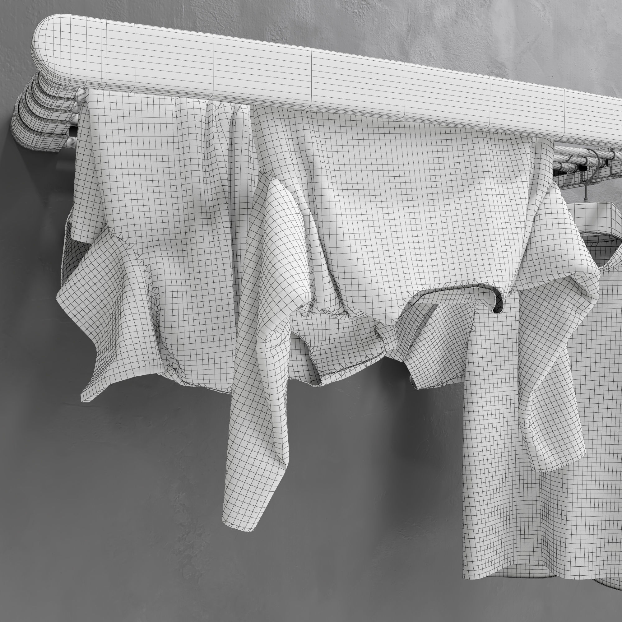 Wardrobe Dryer 3D model_11