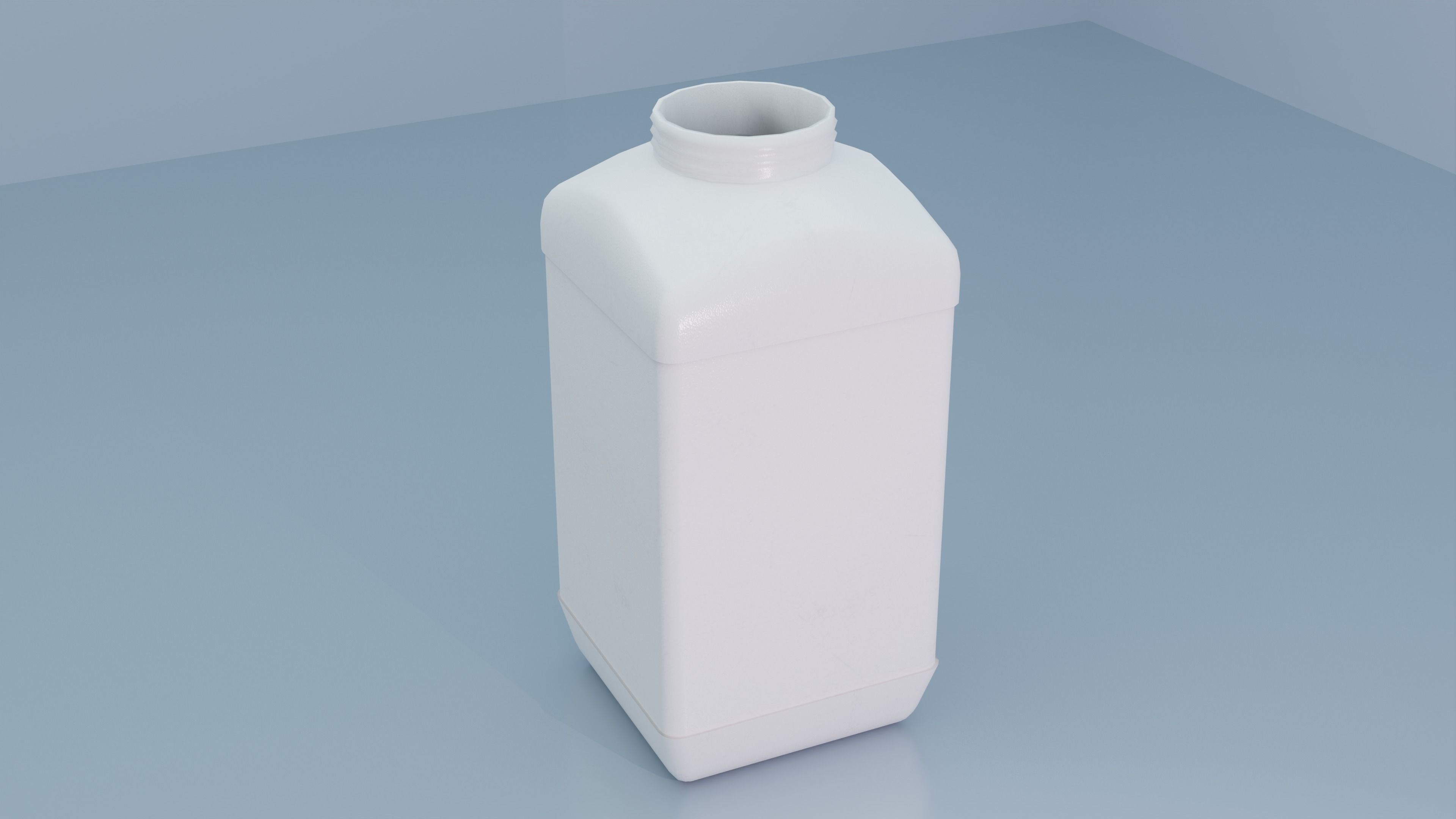Low-Poly Lab Reagent Bottle 3D model Low-poly 3D model_3