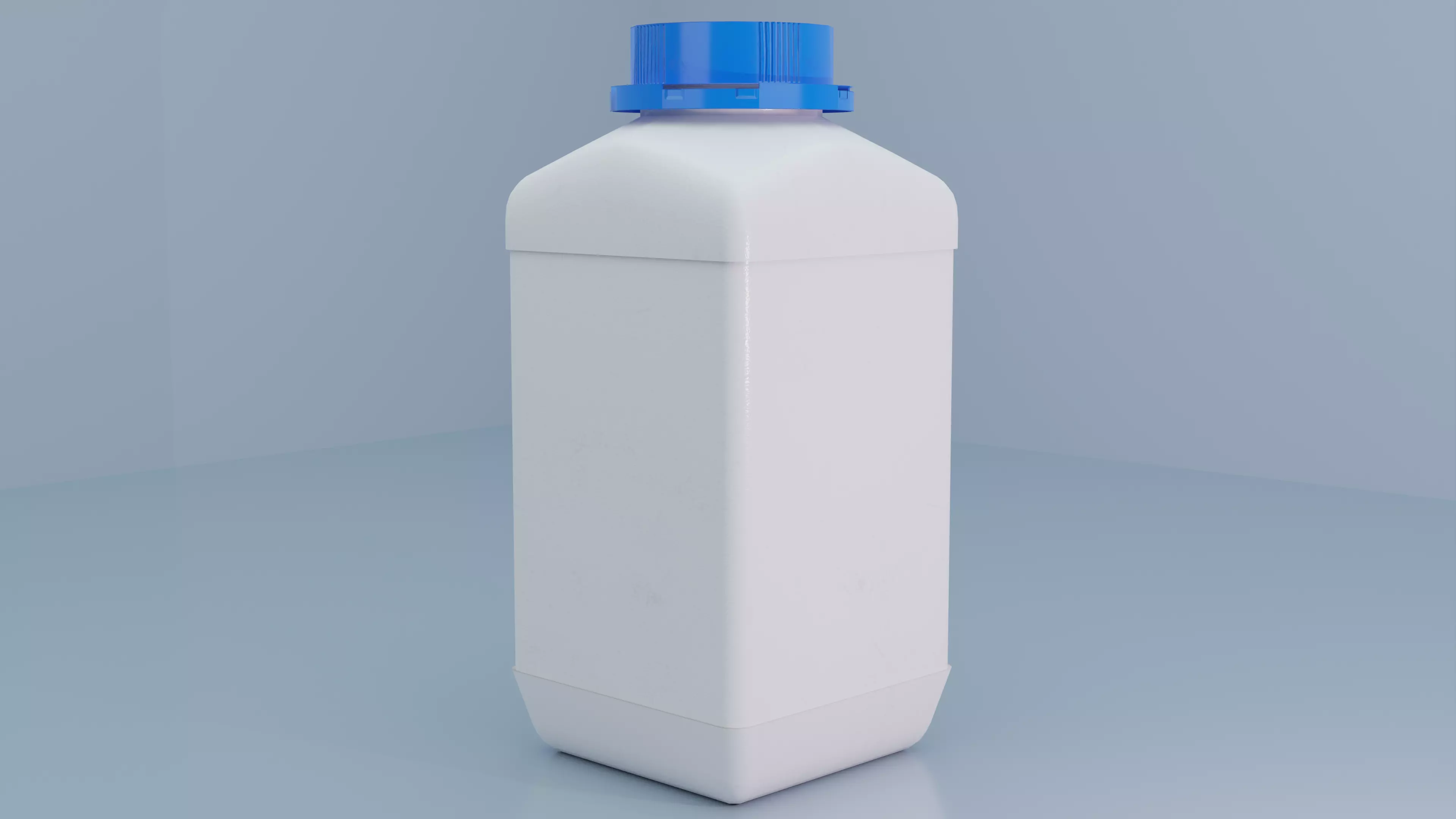 Low-Poly Lab Reagent Bottle 3D model Low-poly 3D model_0