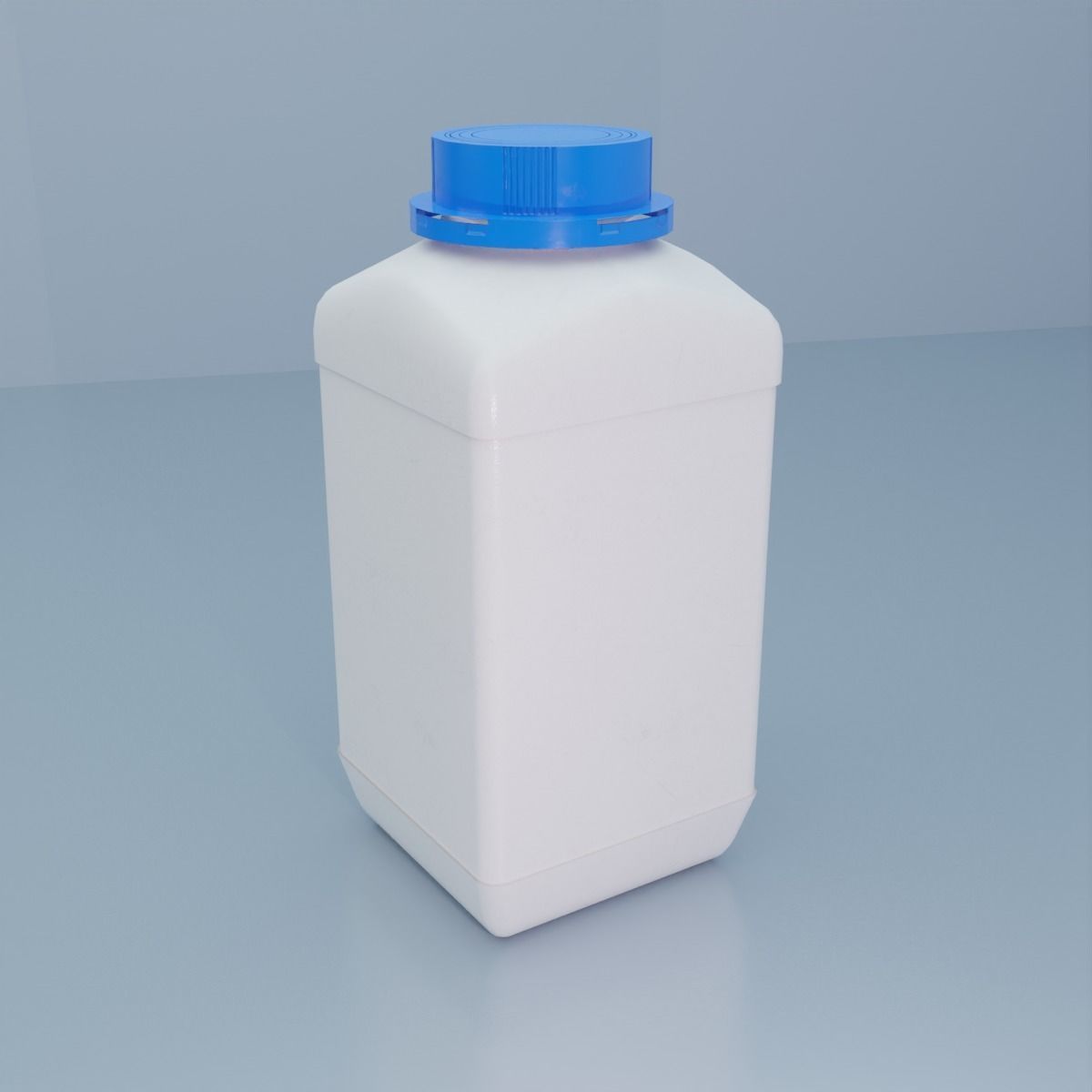 Low-Poly Lab Reagent Bottle 3D model Low-poly 3D model_1