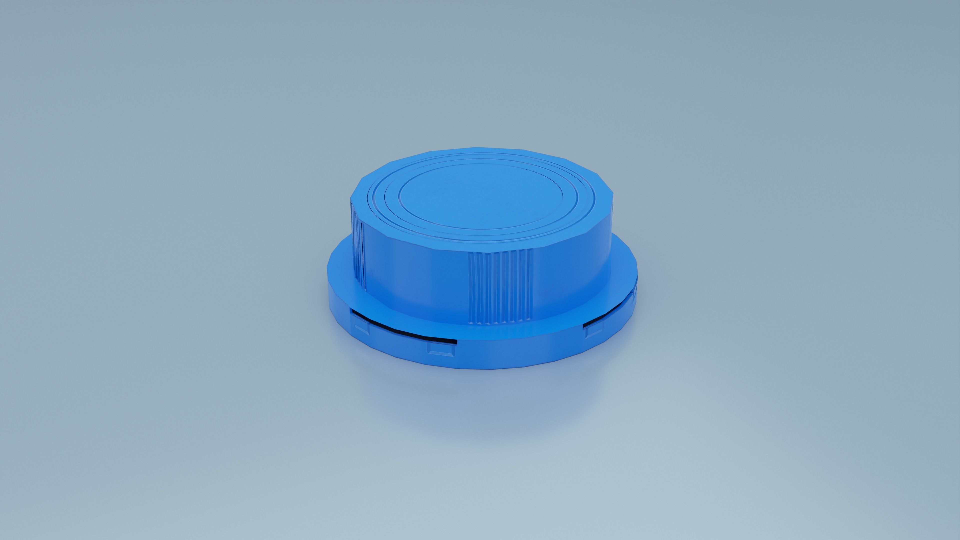 Low-Poly Lab Reagent Bottle 3D model Low-poly 3D model_4