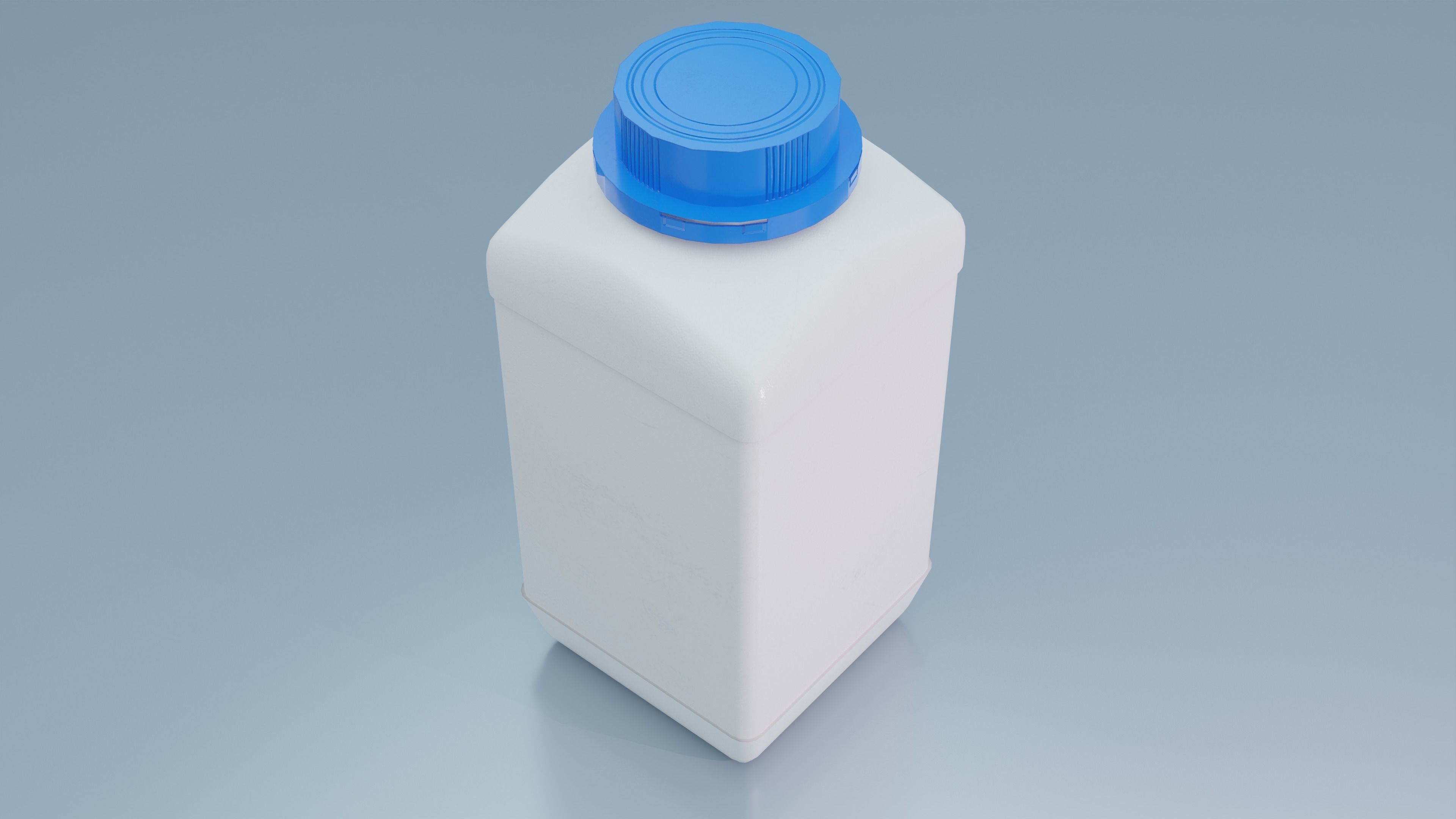 Low-Poly Lab Reagent Bottle 3D model Low-poly 3D model_2