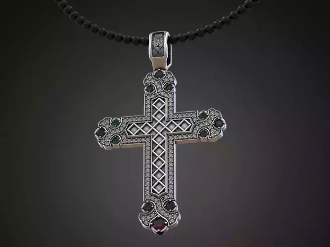 Big cross round gems