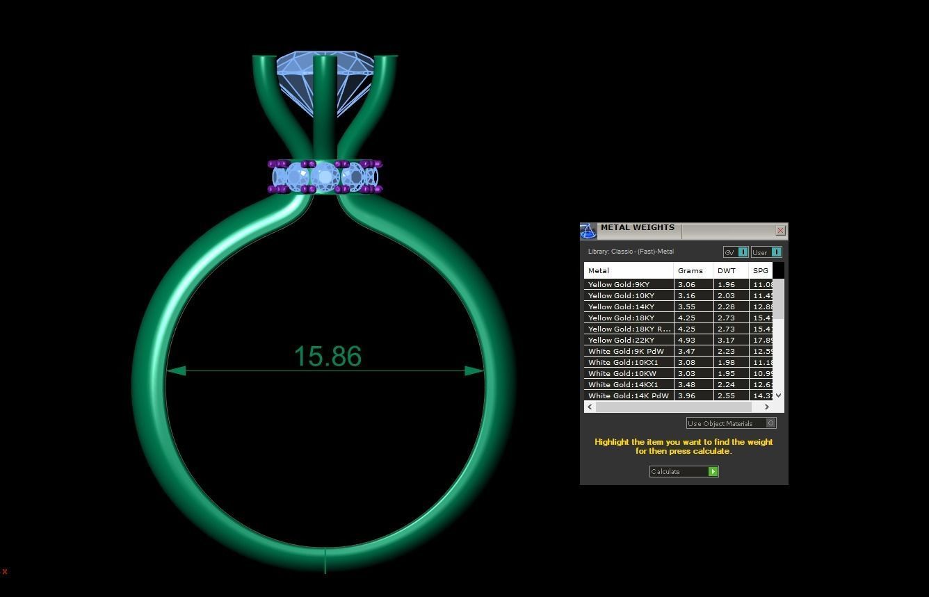 Midnight Satin Solitaire Phantom 60 3D print model_2