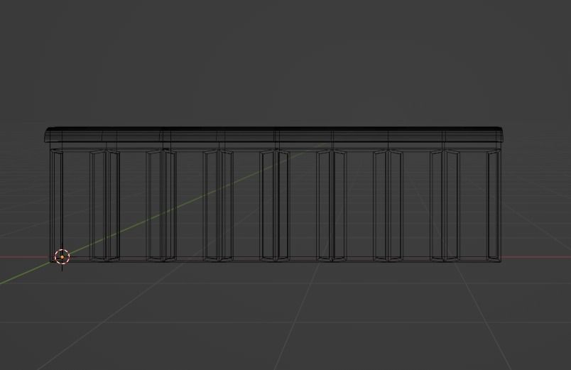 Wall Partition for your interior Low poly 3 3D model_3