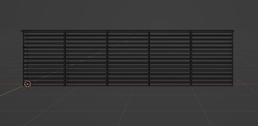 Wall Partition for your interior Low poly 4 3D model_3