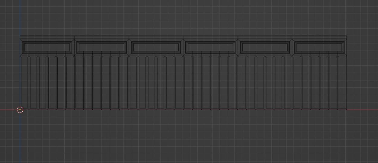Wall Partition for your interior Low poly v6 3D model_3