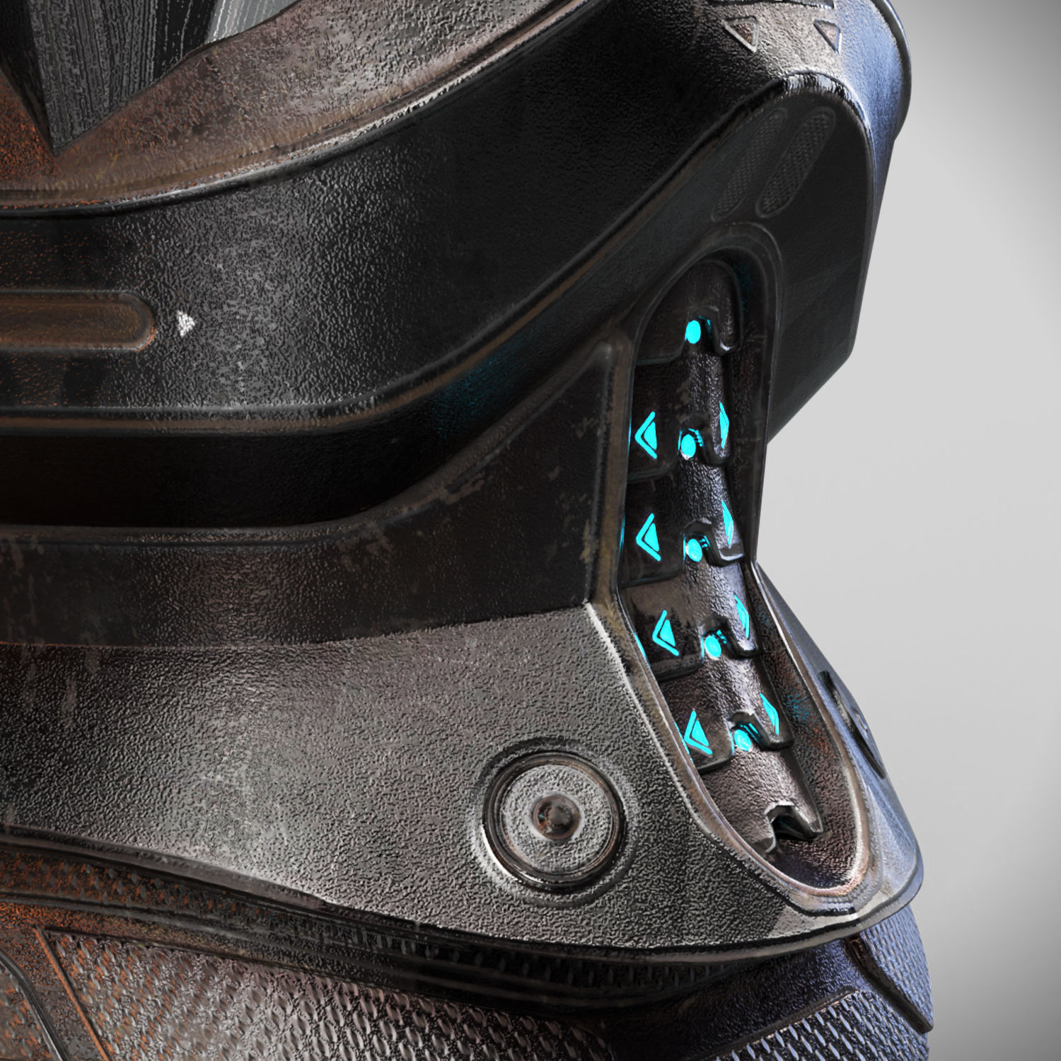 Mandalorian Helmet 3D model_11