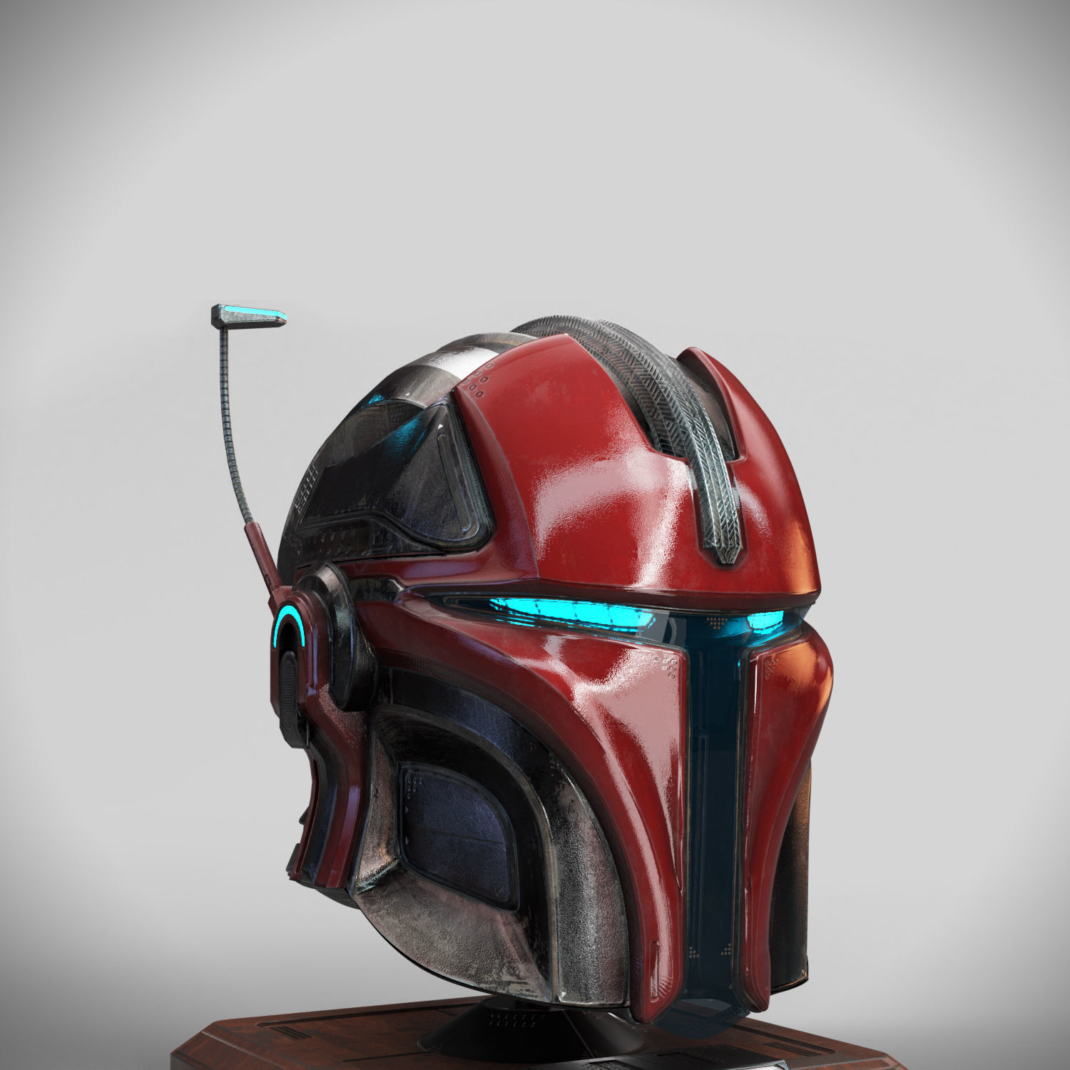 Mandalorian Helmet 3D model_4