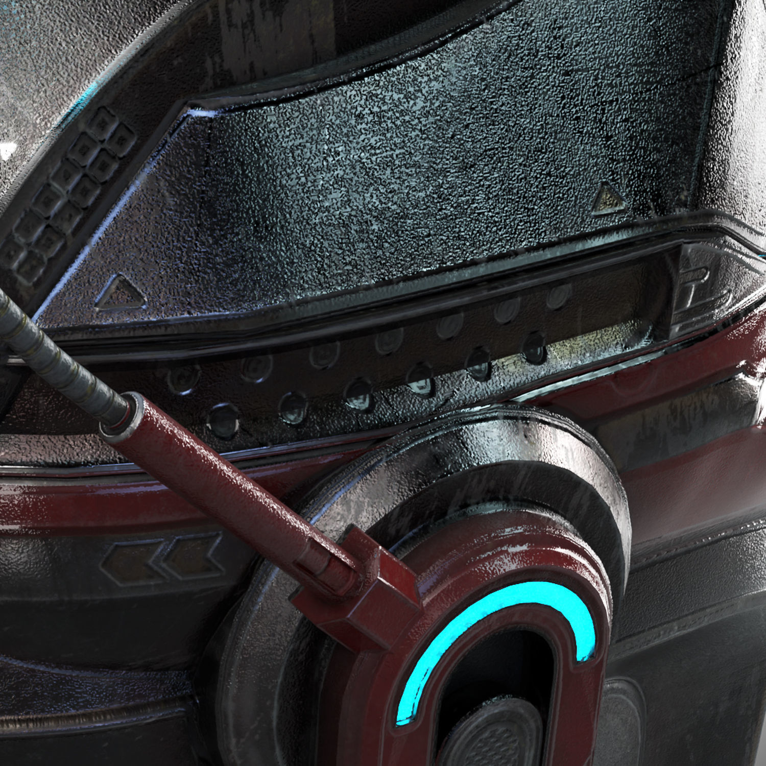 Mandalorian Helmet 3D model_7