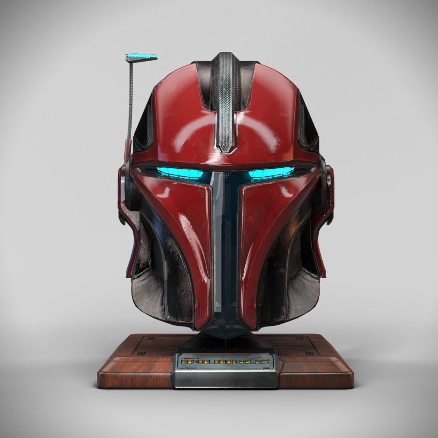 Mandalorian Helmet 3D model_6