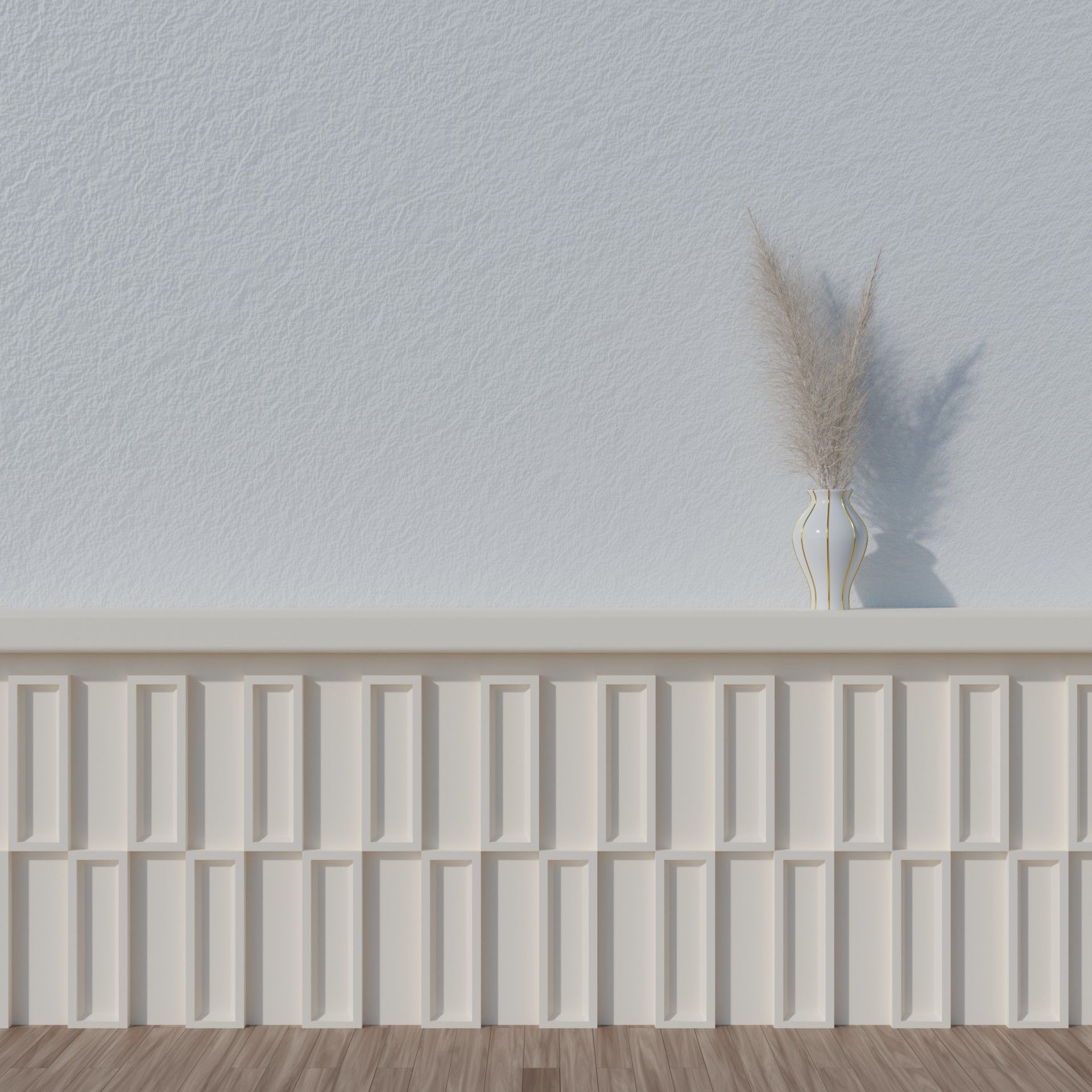 Wall Partition for your interior Low poly 12 3D model_2