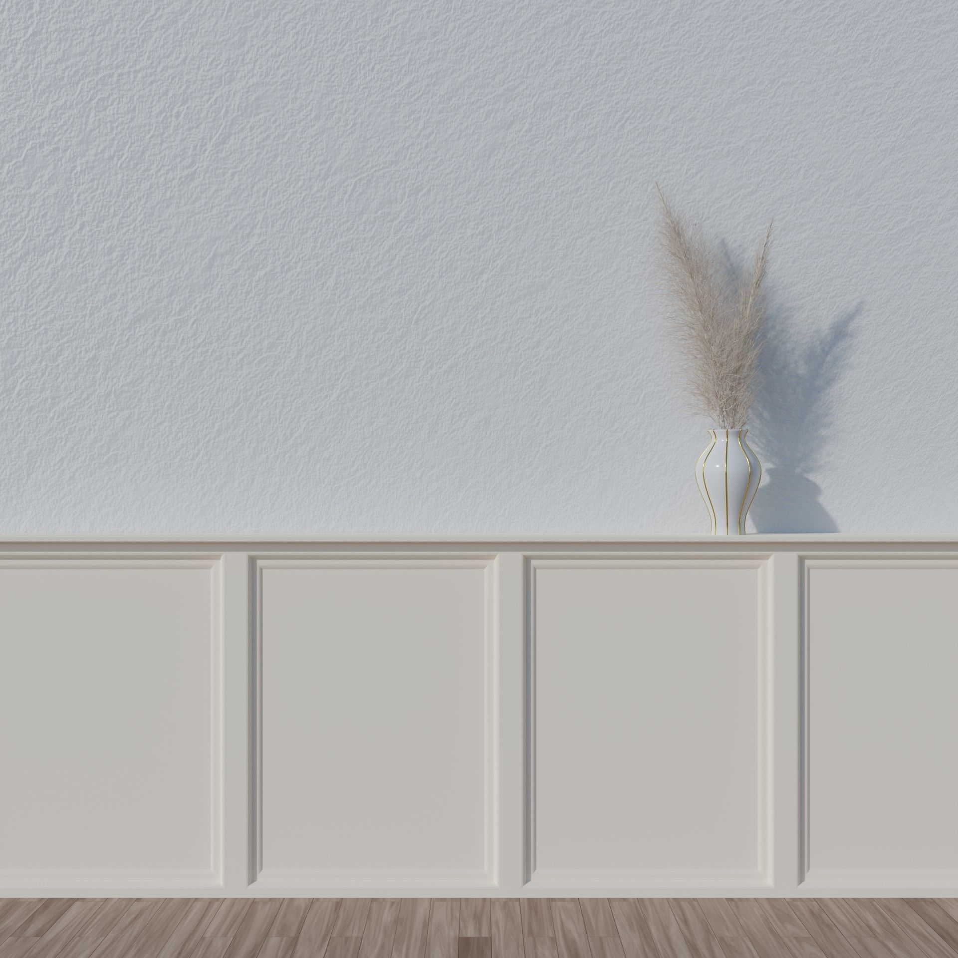 Wall Partition for your interior Low poly 16 3D model_2