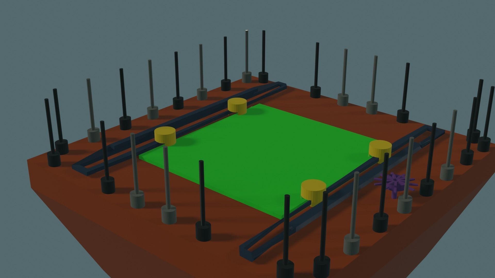 Elephant In the Room Low-poly 3D model_1