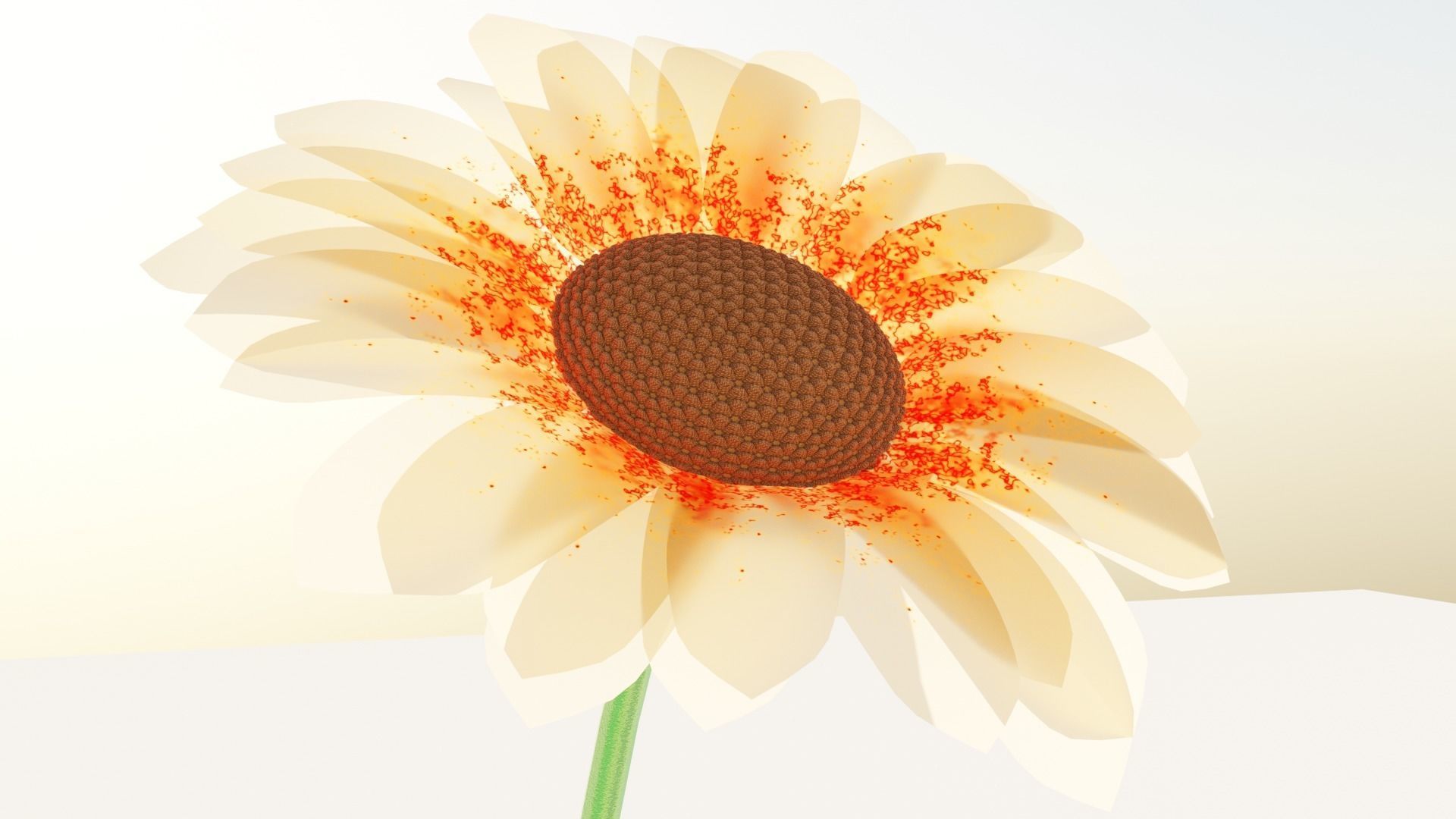 Procedural Flower Plant Generator free 3D model animated CGTrader