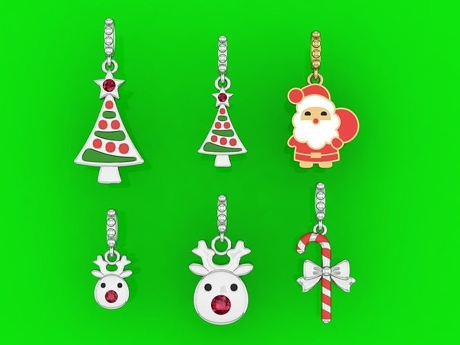 new year necklaces 3D print model