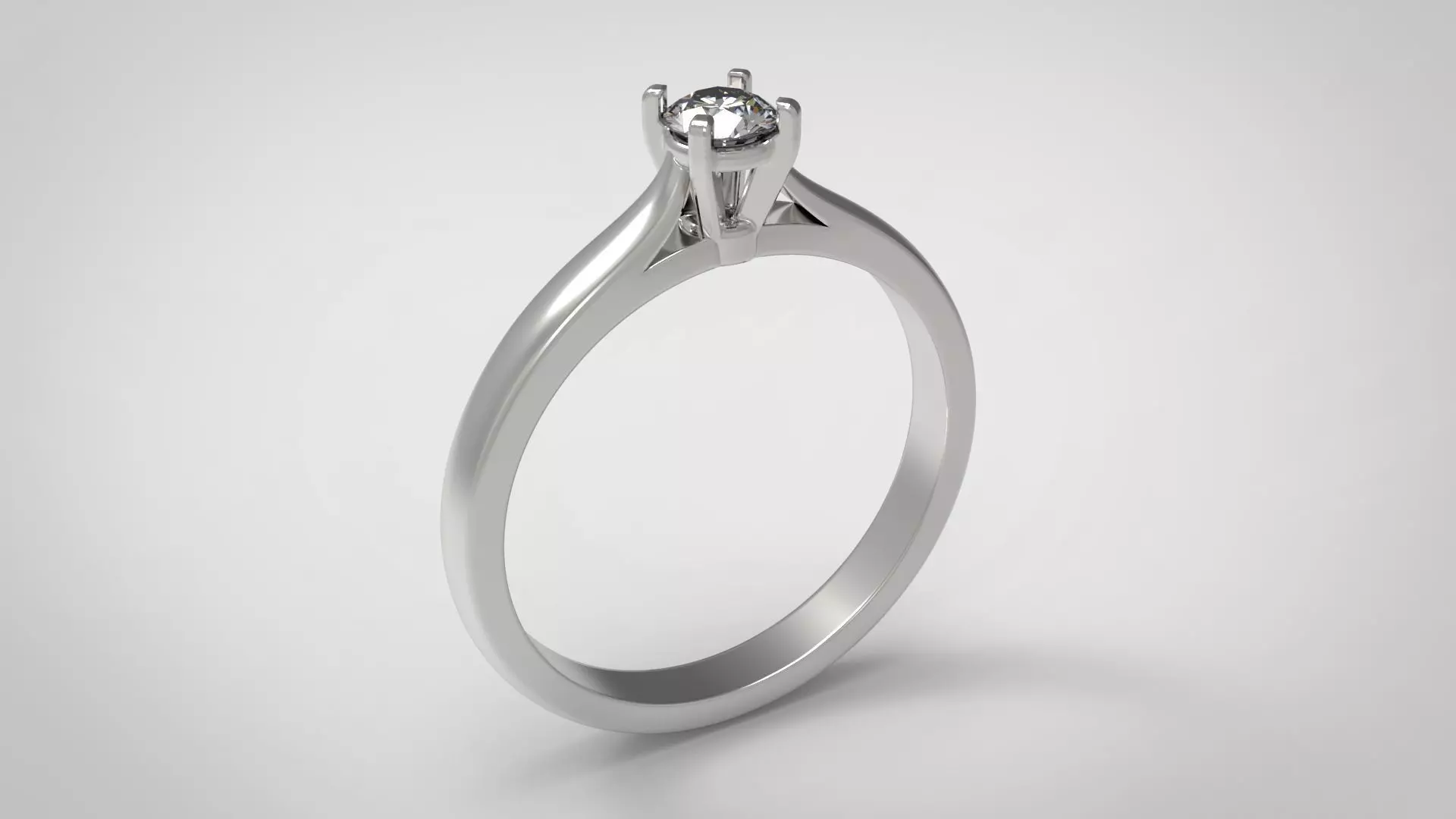 engagement ring 3D print model_0