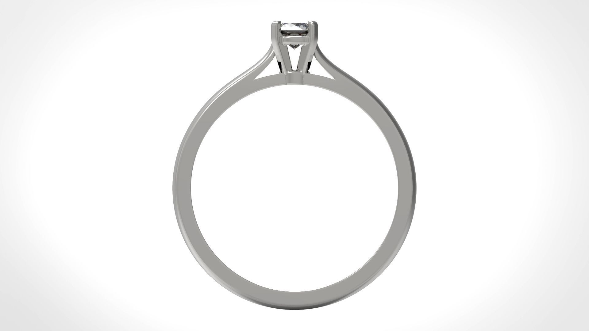 engagement ring 3D print model_1