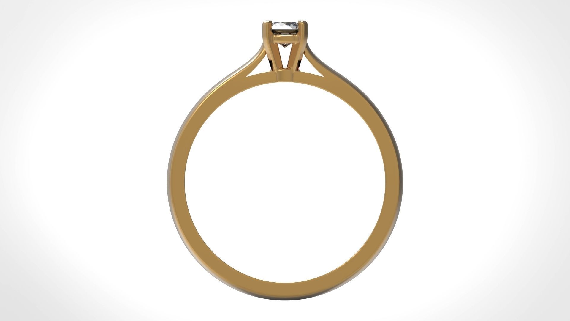 engagement ring 3D print model_3