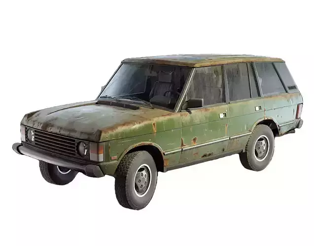 set of rangerover  car  with interior  in 9 color variants az9 Low-poly 3D model