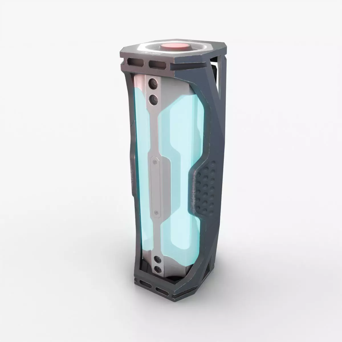 SciFi Rapid Medication Dispenser Low-poly 3D model_0