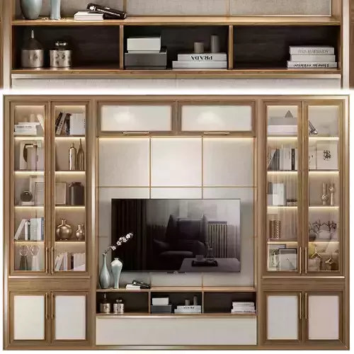 Neoclassical TV wall 009