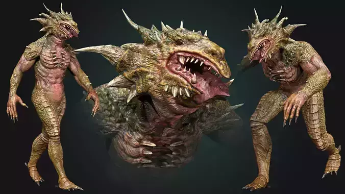 Mutant GMO Low-poly 3D model