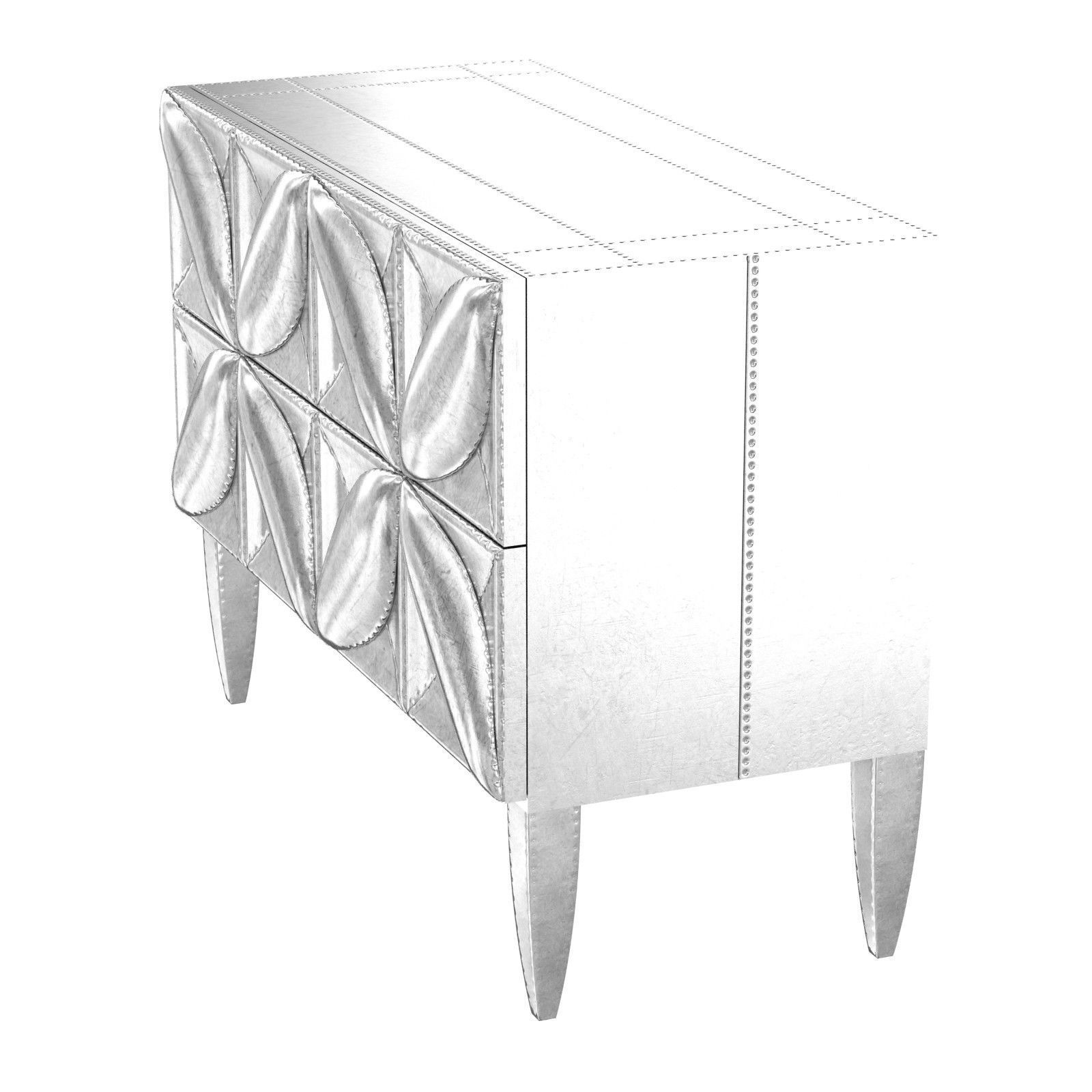 Dahlia Metal Nightstand  Bernhardt Interiors 3D model_3