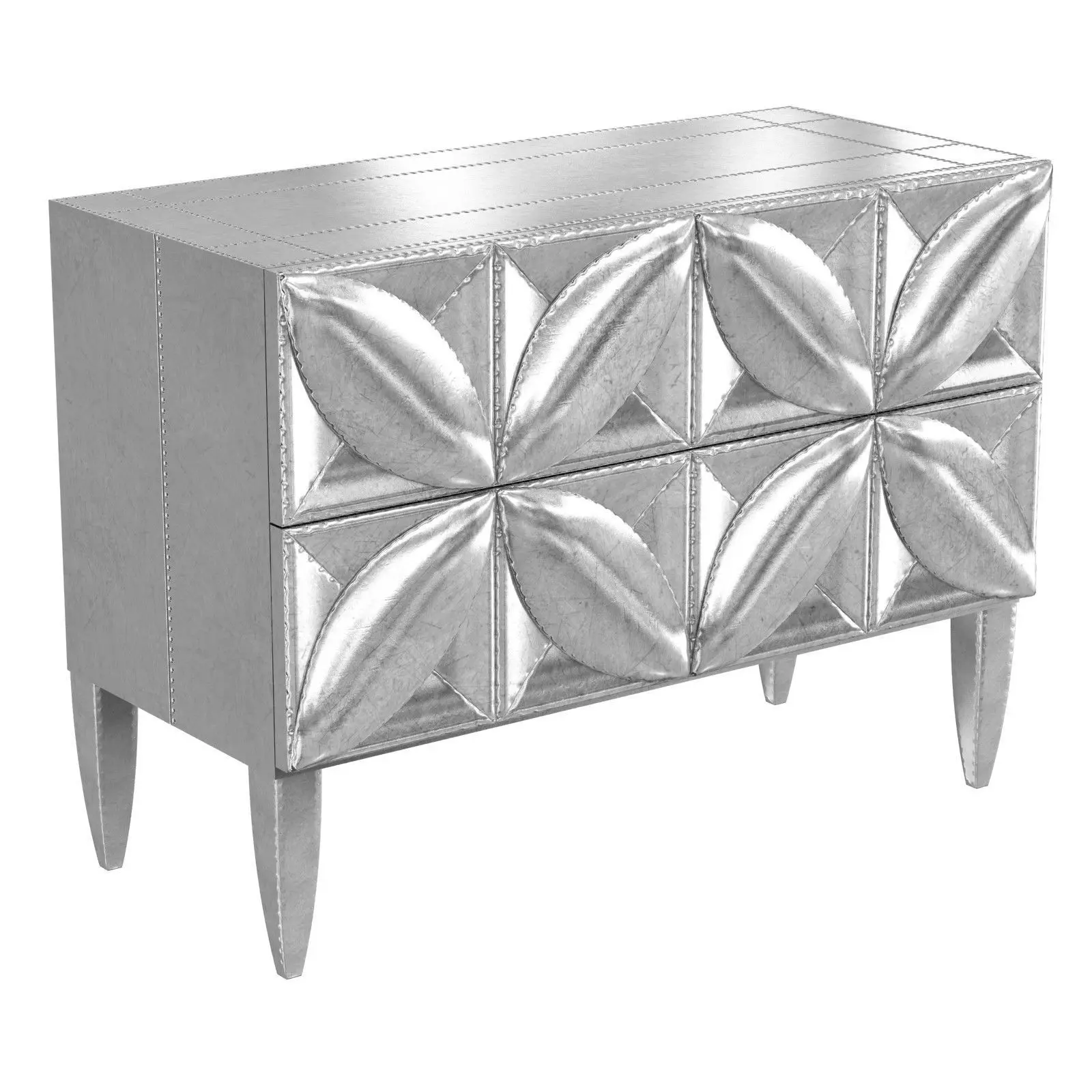 Dahlia Metal Nightstand  Bernhardt Interiors 3D model_0