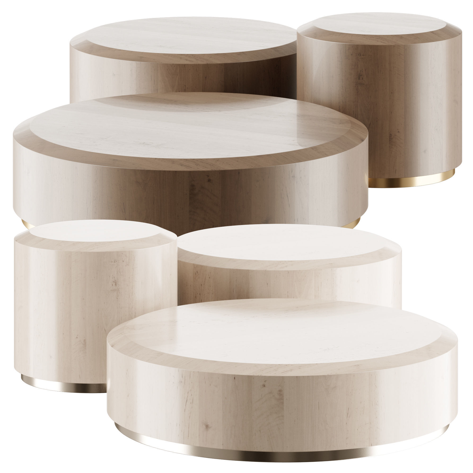Gallotti Radice GONG table 3D model_1