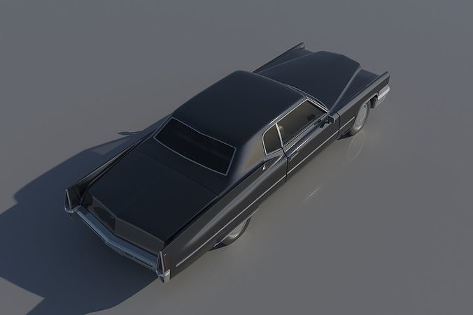 Cadillac Deville Coupe 1970 3D print model 7