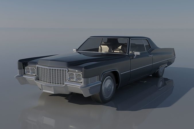 Cadillac Deville Coupe 1970 3D print model
