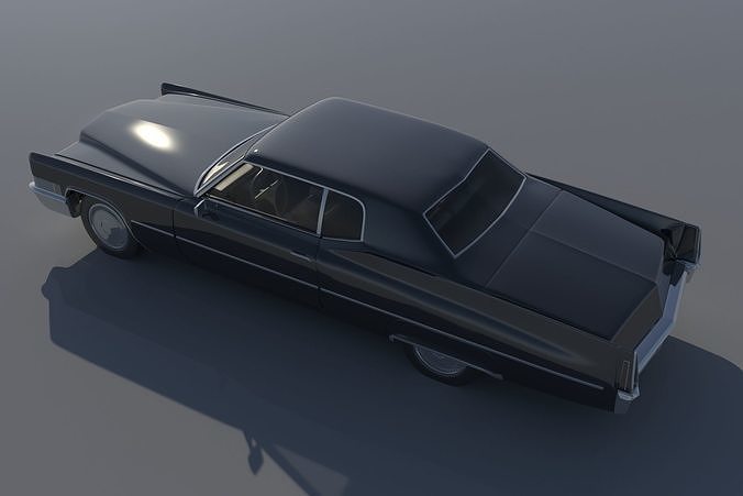 Cadillac Deville Coupe 1970 3D print model 3
