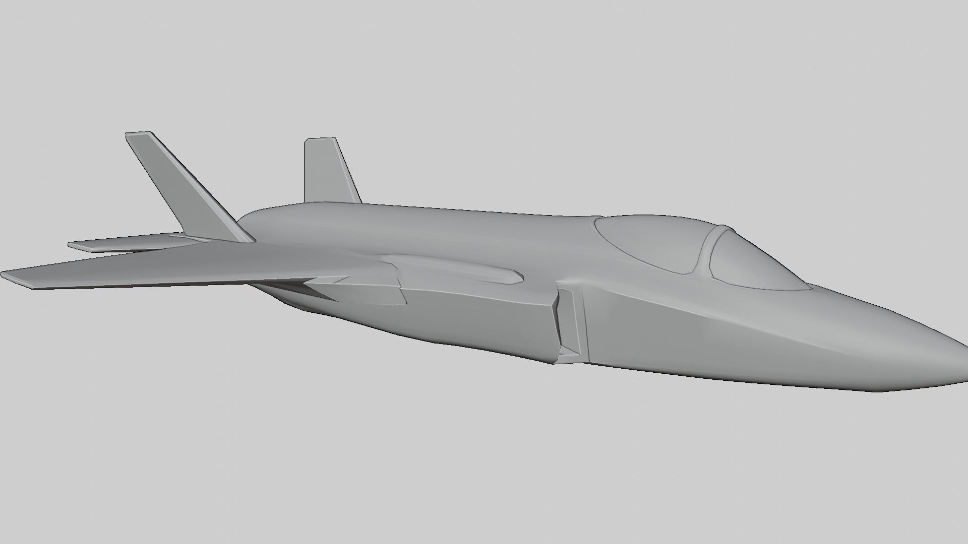 Modern Fighter Jet - Lockheed Martin F-35 Lightning II 3D print model_18