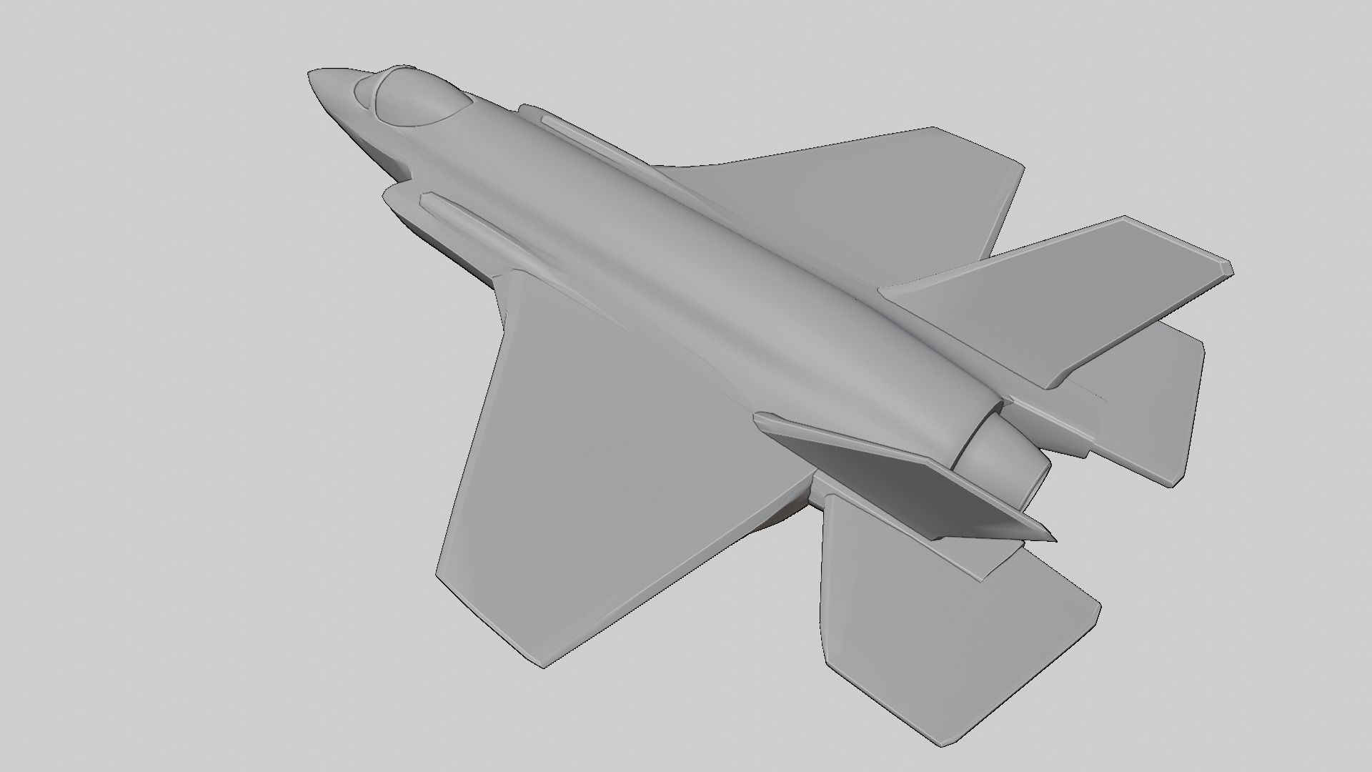 Modern Fighter Jet - Lockheed Martin F-35 Lightning II 3D print model_15