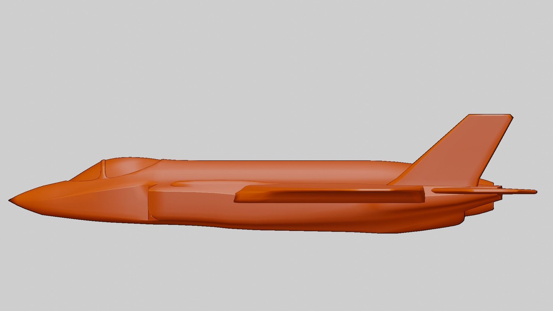 Modern Fighter Jet - Lockheed Martin F-35 Lightning II 3D print model_10